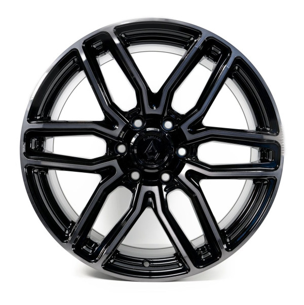 Arena Supreme A111 Size 22x10 6x139.7Gloss Black Brushed DDT Face Clear - Image 2