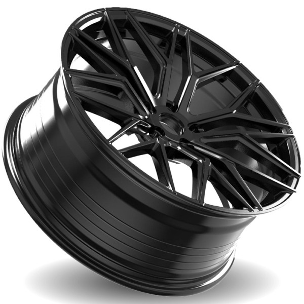 Alfina AF303 Size 20 Inch 5x114.3 Gloss Black (Set of 4) - Image 2