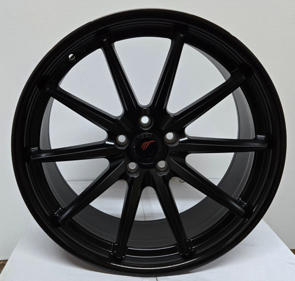 FF53 20x10 5x112 / 5x114.3 Matte Black Gloss Black Lip