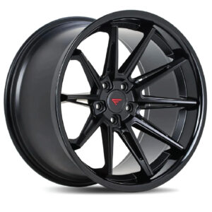 FERRADA CM2 Wheel Size 19 Matte Black with Gloss Black Lip