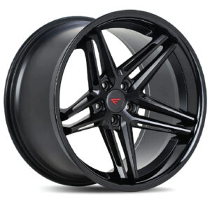 FERRADA CM1 Wheel Size 19 Matte Black with Gloss Black Lip
