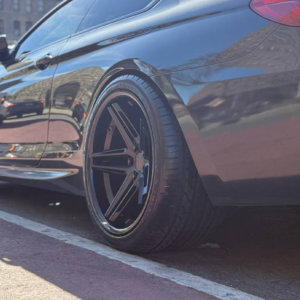 FERRADA CM1 Wheel For BMW M6 2012-2018 Size 20x10 Front 20x11.5 Rear Matte Black with Gloss Black Lip