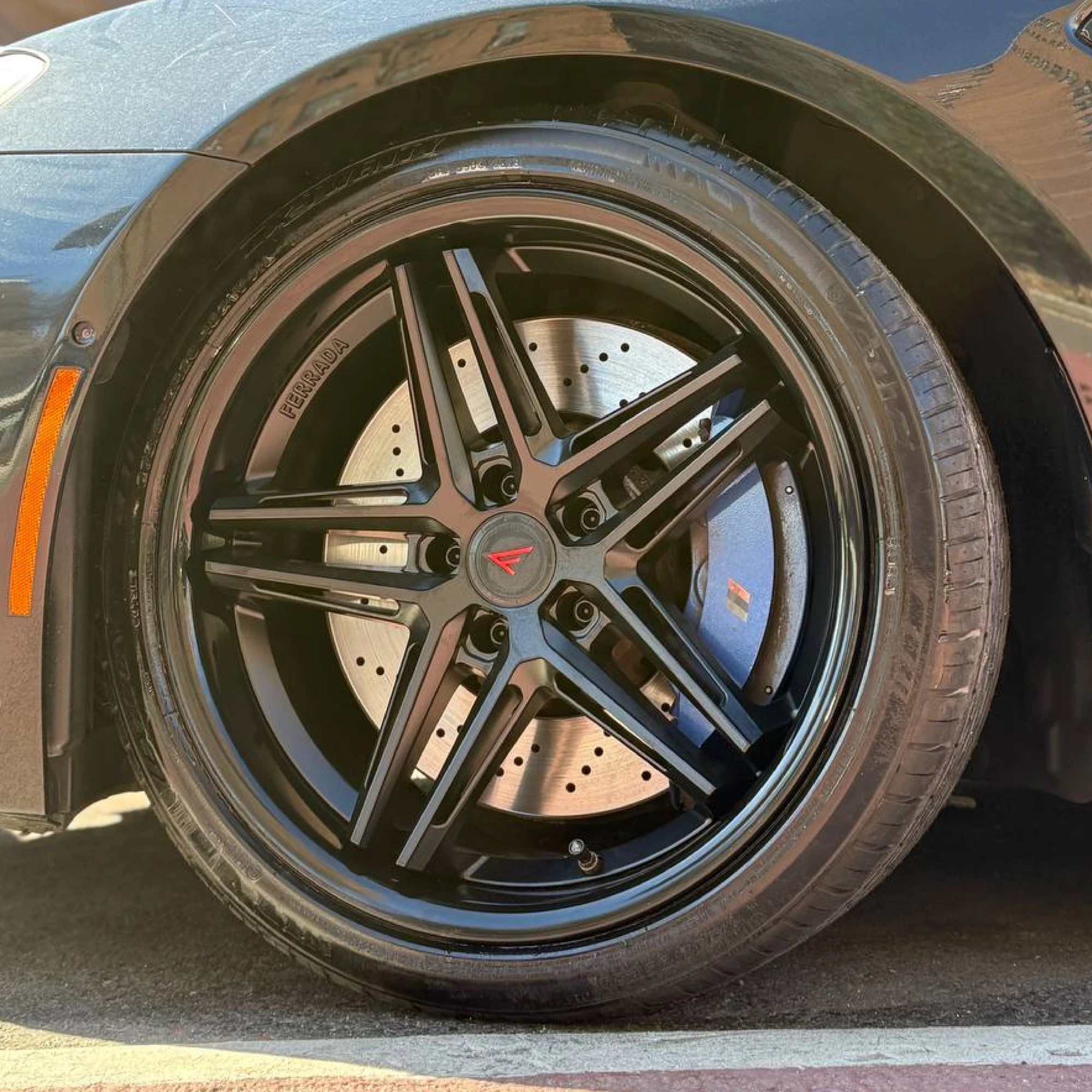 FERRADA CM1 Wheel For BMW M6 2012-2018 Size 20x10 Front 20x11.5 Rear Matte Black with Gloss Black Lip - Image 7