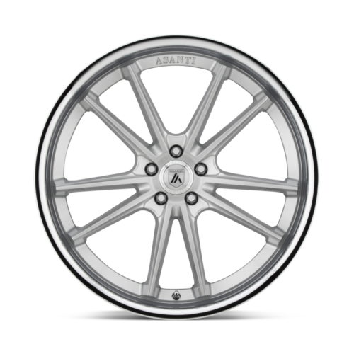 Asanti Wheels ABL-23 SIGMA Size 22 Brushed Silver with Chrome Lip