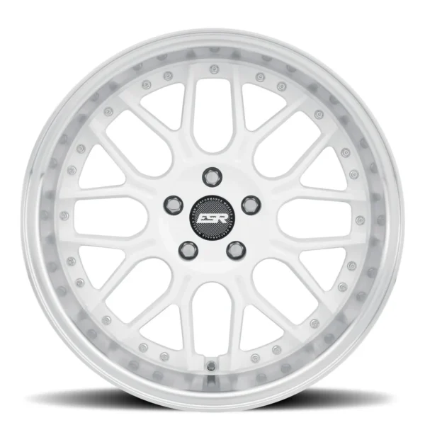 ESR CS18 Wheels Size 19 Gloss White with Machine Lip - Image 2