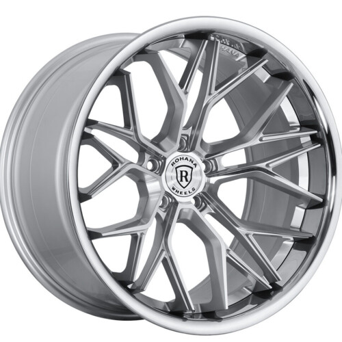 ROHANA RFC3 Size 20 Machine Silver with Chrome Lip