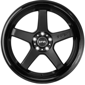 F1R FC5 Wheel Size 18 Matte Black with Gloss Black Lip