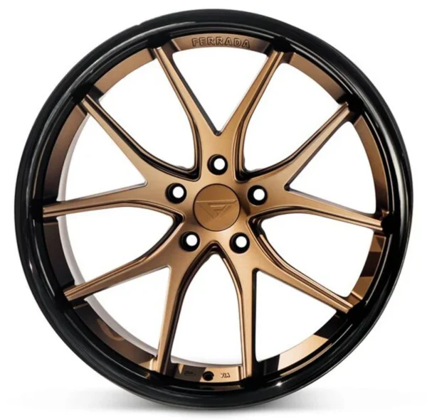 FERRADA FR2 Wheel Size 19 Matte Black with Gloss Black Lip - Image 3