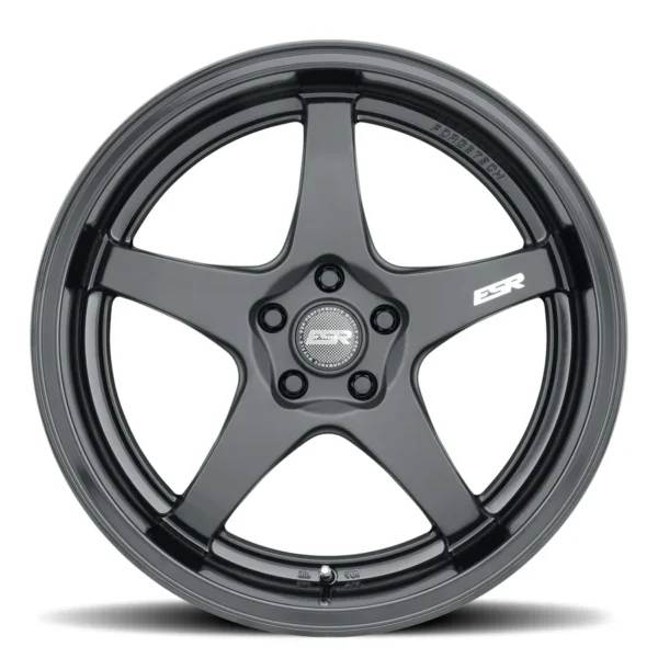 ESR AP5 Wheel Size 19 Matte Black Gloss Black Lip 5x114.3 (5x4.5) - Image 2