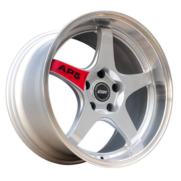 ESR AP5 Wheel Size 18 Hyper Silver Machine for Chevrolet Corvette C4 1990 (Special Edition)