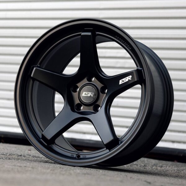 ESR AP5 Wheel Size 19 Matte Black Gloss Black Lip 5x114.3 (5x4.5) - Image 4