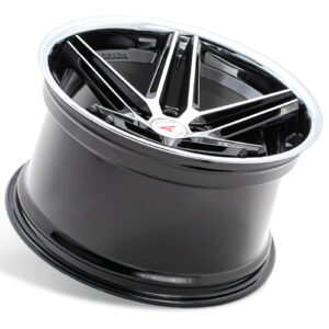 FERRADA CM1 Wheel Size 19 Machine Black with Chrome Lip