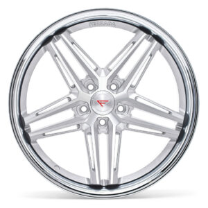 FERRADA CM1 Wheel Size 19 Machine Silver with Chrome Lip