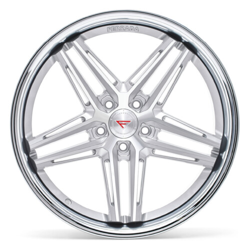 FERRADA CM1 Wheel Size 19 Machine Silver with Chrome Lip