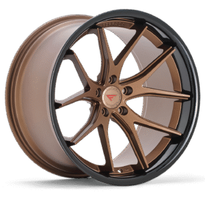 FERRADA FR2 Wheel Size 20 Matte Bronze with Gloss Black Lip