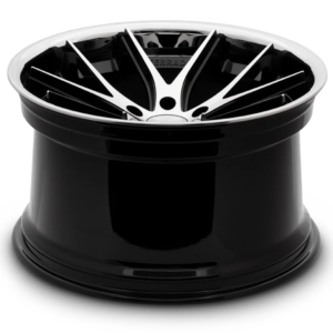 FERRADA FR2 Wheel Size 20 Machine Black with Chrome Lip