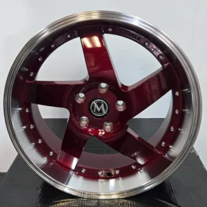 PEGASUS 2194 Wheels Rims Size18 GLOSSY RED PALISHED LIP