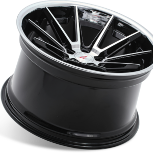 FERRADA CM2 Wheels Size 20 Machine Black with Gloss Black Lip