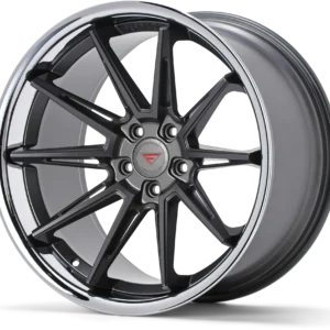 FERRADA CM2 Wheels Rims Size 20 Inch Matte Graphite with Chrome Lip