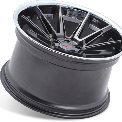 FERRADA CM2 Wheels Rims Size 20 Inch Matte Graphite with Chrome Lip