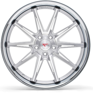 FERRADA CM2 Wheels Size 20 Machine Silver with Chrome Lip