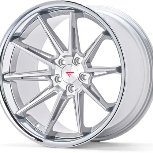FERRADA CM2 Wheels Size 20 Machine Silver w/ Chrome Lip (for Honda CR-V 2017-2026)