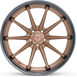 FERRADA FR4 Wheels Size 19 Matte Bronze with Gloss Black Lip