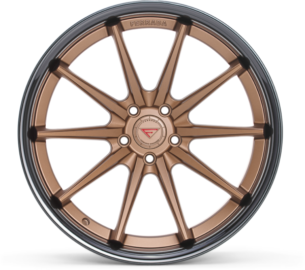 FERRADA FR4 Wheels Rims Size 19 Matte Bronze with Gloss Black Lip ...