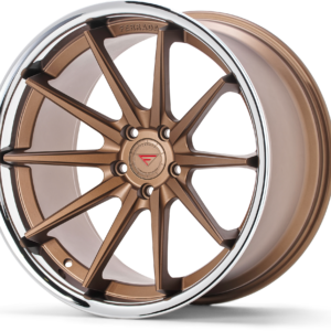 FERRADA FR4 Wheels Size 19 Matte Bronze with Gloss Black Lip