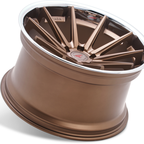 FERRADA FR4 Wheels Rims Size 19 Matte Bronze with Chrome Lip