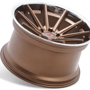 FERRADA FR4 Wheels Rims Size 19 Matte Bronze with Chrome Lip