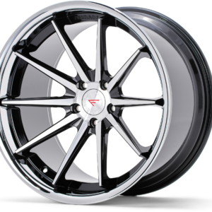 FERRADA FR4 Wheels Size 19 Machine Black with Gloss Black Lip