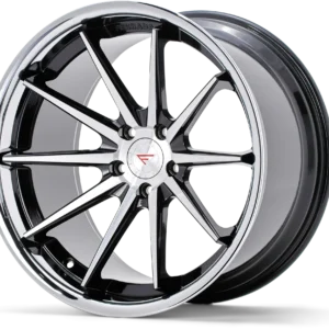 FERRADA FR4 Wheels Size 19 Machine Black with Gloss Black Lip