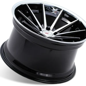 FERRADA FR4 Wheels Size 19 Machine Black with Gloss Black Lip
