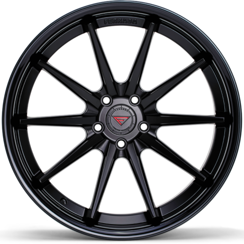 FERRADA FR4 Wheels Size 19 Matte Black with Gloss Black Lip