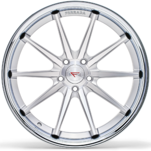 FERRADA FR4 Wheels Size 19 Machine Silver with Chrome Lip