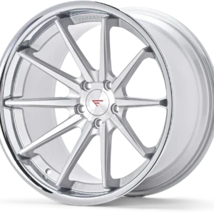 FERRADA FR4 Wheels Rims Size 22 Machine Silver with Chrome Lip