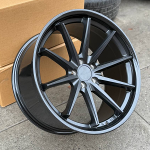 PEGASUS FF35 Wheels Rim Size 20 Matte Black with Gloss Black Lip