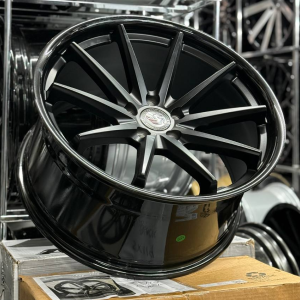 PEGASUS FF35 Wheels Rim Size 20 Matte Black with Gloss Black Lip