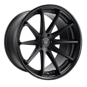 ROHANA RFC10 Wheel Rim Size 19 Matte Black with Gloss Black Lip