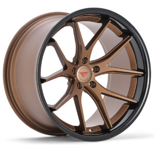 FERRADA FR2 Wheels Size 20 Matte Bronze with Gloss Black Lip