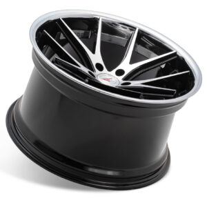 FERRADA FR2 Wheels Size 20 Machine Black with Chrome Lip