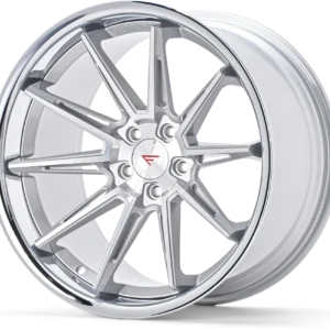 FERRADA CM2 Wheels Size 20 Machine Silver with Chrome Lip