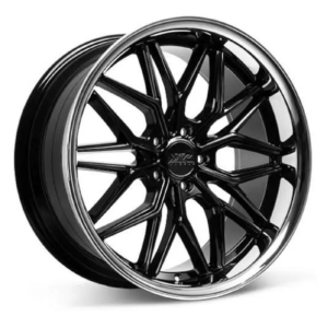 XXR 586 Rim Wheel Size 20 Inch Gloss Black w/ Chrome Lip