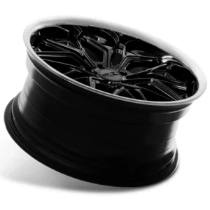 XXR 586 Rim Wheel Size 20 Inch Gloss Black w/ Chrome Lip