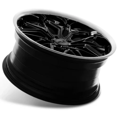 XXR 586 Rim Wheel Size 20 Inch Gloss Black w/ Chrome Lip