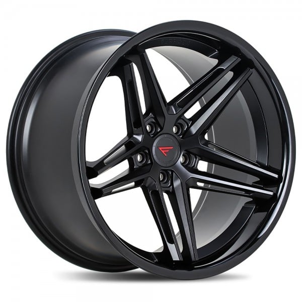 FERRADA CM1 Wheels Rim Size 20 Inch Matte Black with Gloss Black Lip for Honda Civic Type R (2017-2026) Wheel & Tire Package
