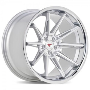 FERRADA CM2 Wheels Size 19 Machine Silver with Chrome Lip
