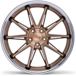 FERRADA CM2 Wheels Rim 20 Inch Brushed Cobre with Chrome Lip