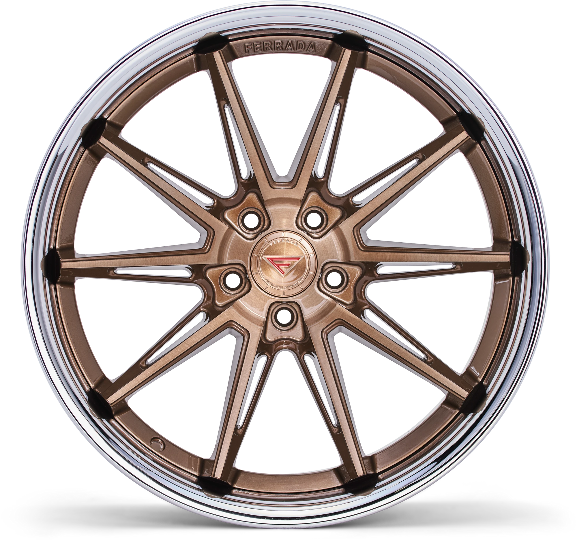 FERRADA CM2 Wheels Rim 20 Inch Brushed Cobre with Chrome Lip - Image 2
